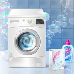 Срочное обслуживание стиральных машин в Санкт-Петербурге через наш сервис promotion-banner-liquid-detergent-laundry-with-washing-machine-soap-bubbles_1441-1627